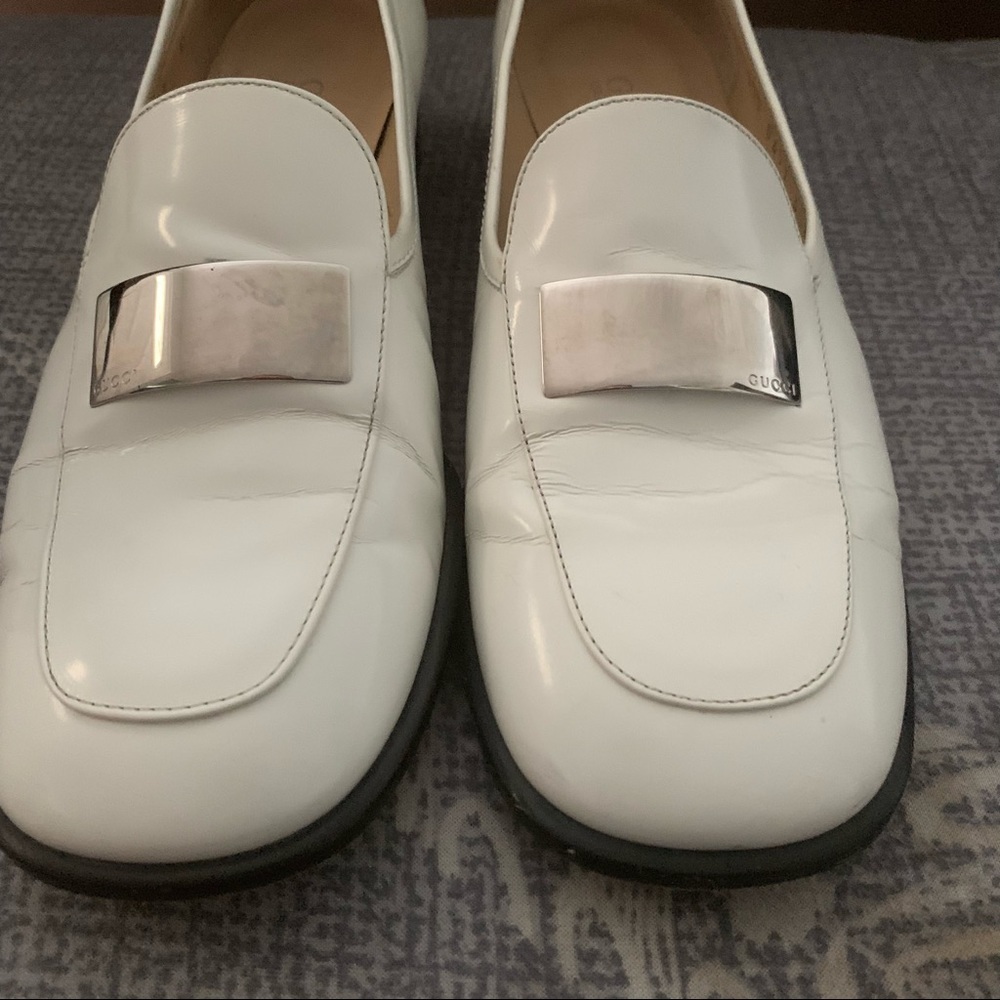 Gucci leather square toe loafer - Picture 2 of 11